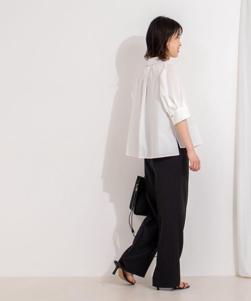 【PR林☆別注カラーあり】ウォッシャブルツイルストレッチ愛されワイドパンツ