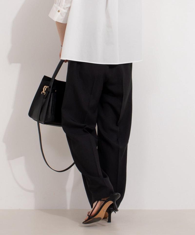 【PR林☆別注カラーあり】ウォッシャブルツイルストレッチ愛されワイドパンツ