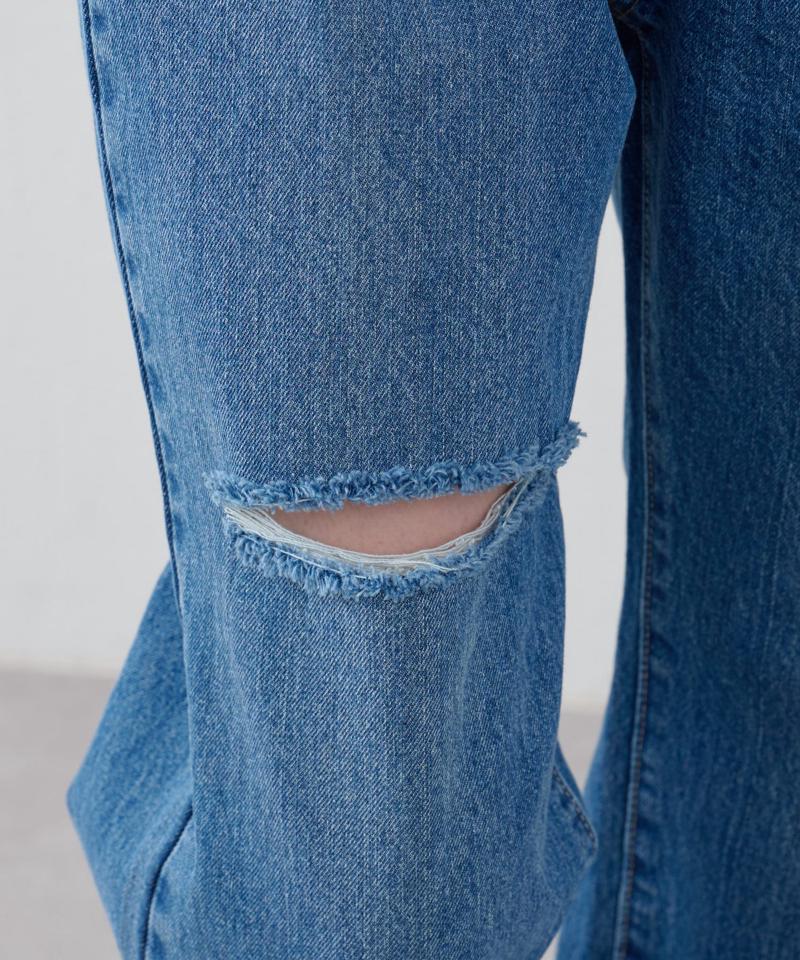 【S～Lサイズ展開】ダメージデニムパンツ