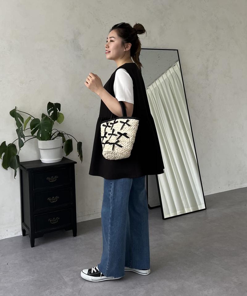 【MOMO】ストレッチスリムストレートデニム