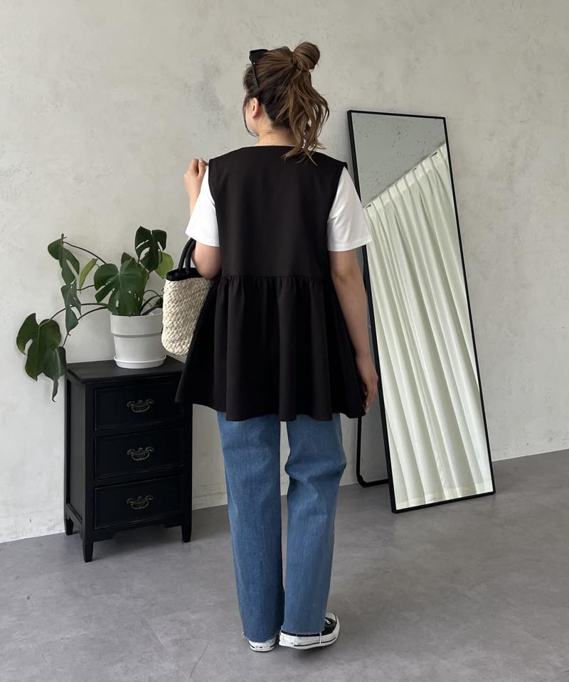 【MOMO】ストレッチスリムストレートデニム