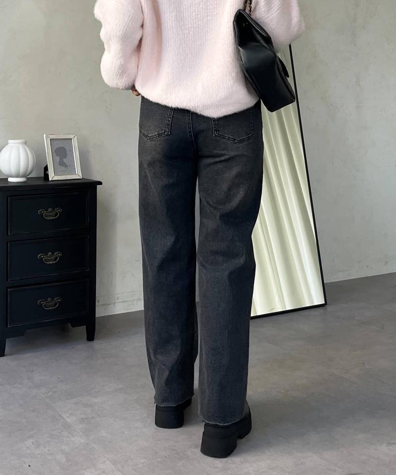 【MOMO】ストレッチスリムストレートデニム