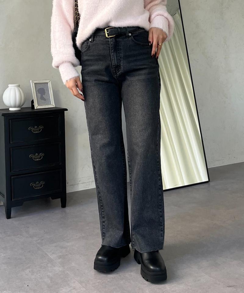 【MOMO】ストレッチスリムストレートデニム