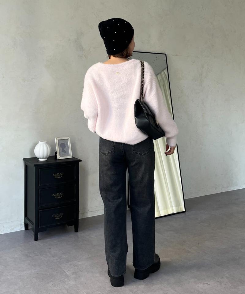 【MOMO】ストレッチスリムストレートデニム