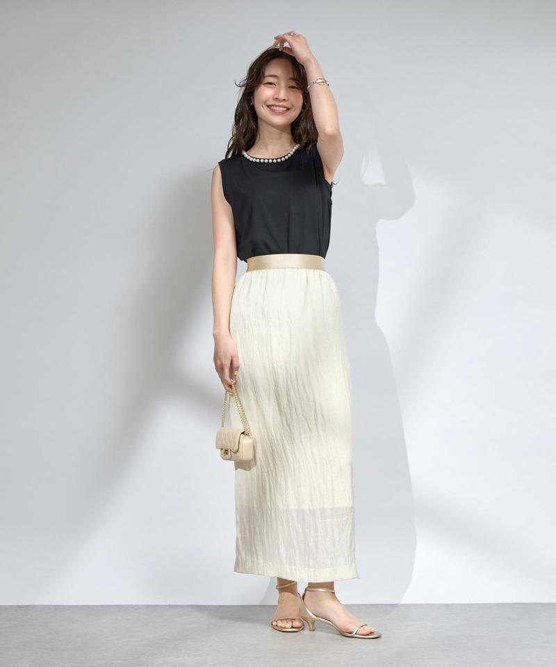 【オシャレ度UP】フィブリルツイルナロースカート
