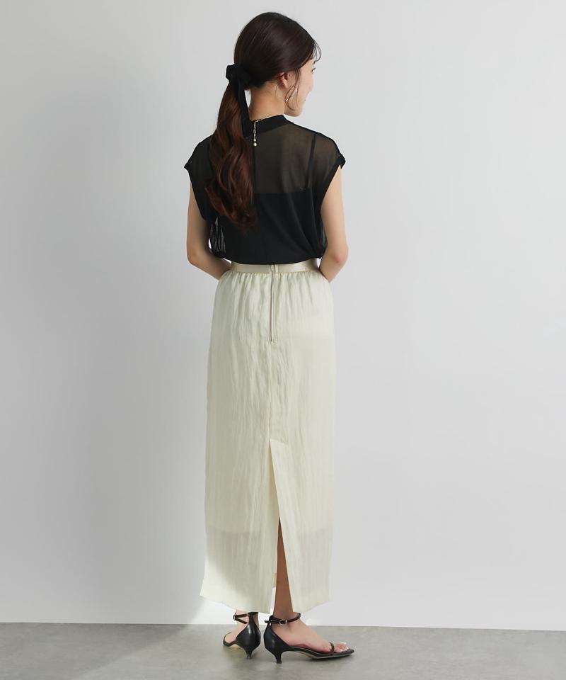 【オシャレ度UP】フィブリルツイルナロースカート
