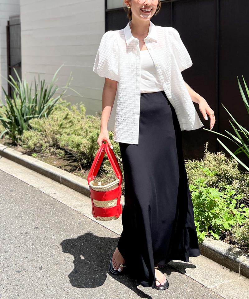 【追加】《オールシーズン対応》ウォッシャブルマットサテンナロースカート