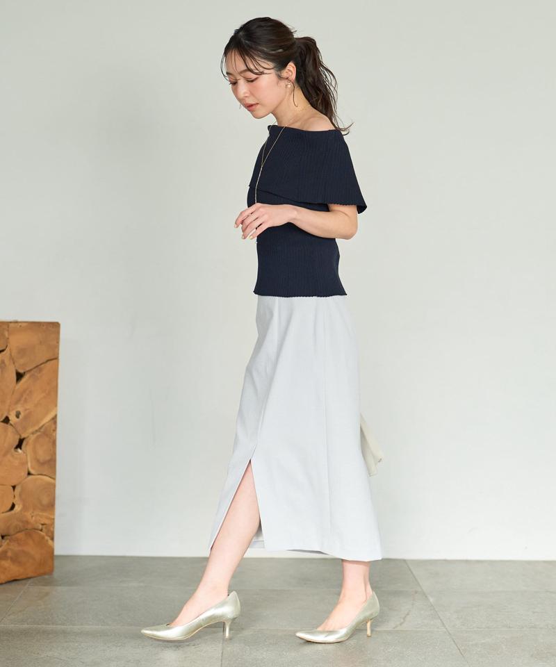 【3サイズ展開・美人見えスカート】ドライオックスナロースカート