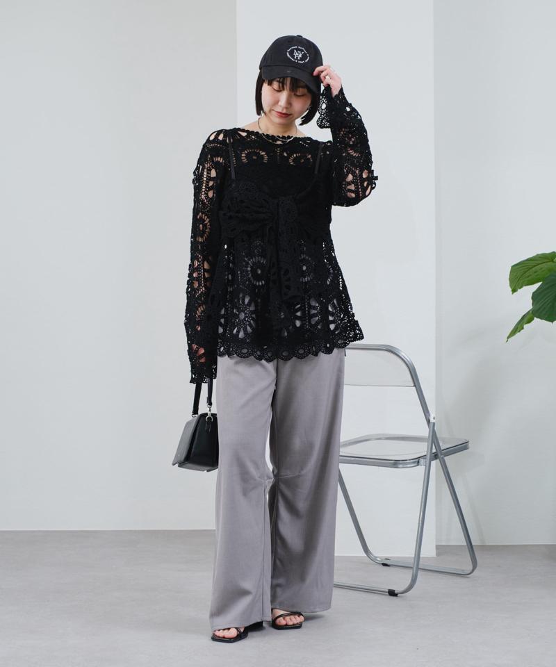 クロシェトップス＆ ビスチェSET