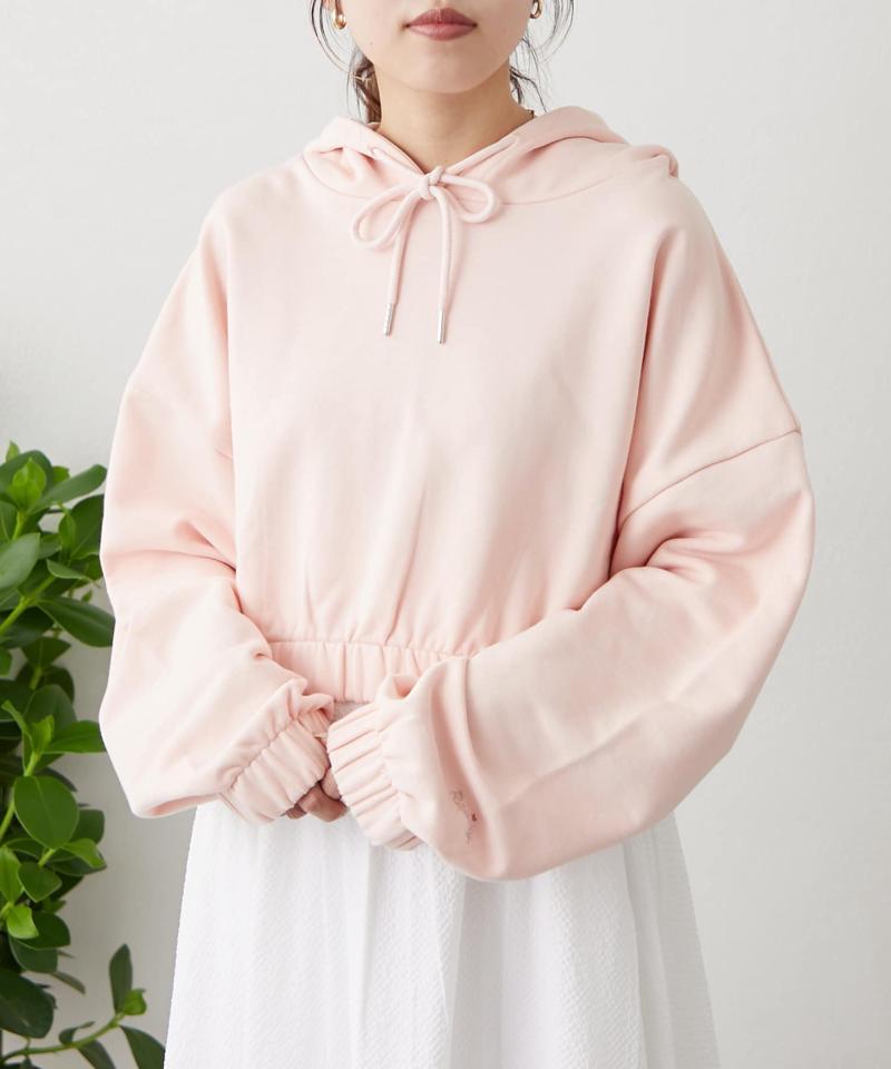 【w closet】ショートパーカー