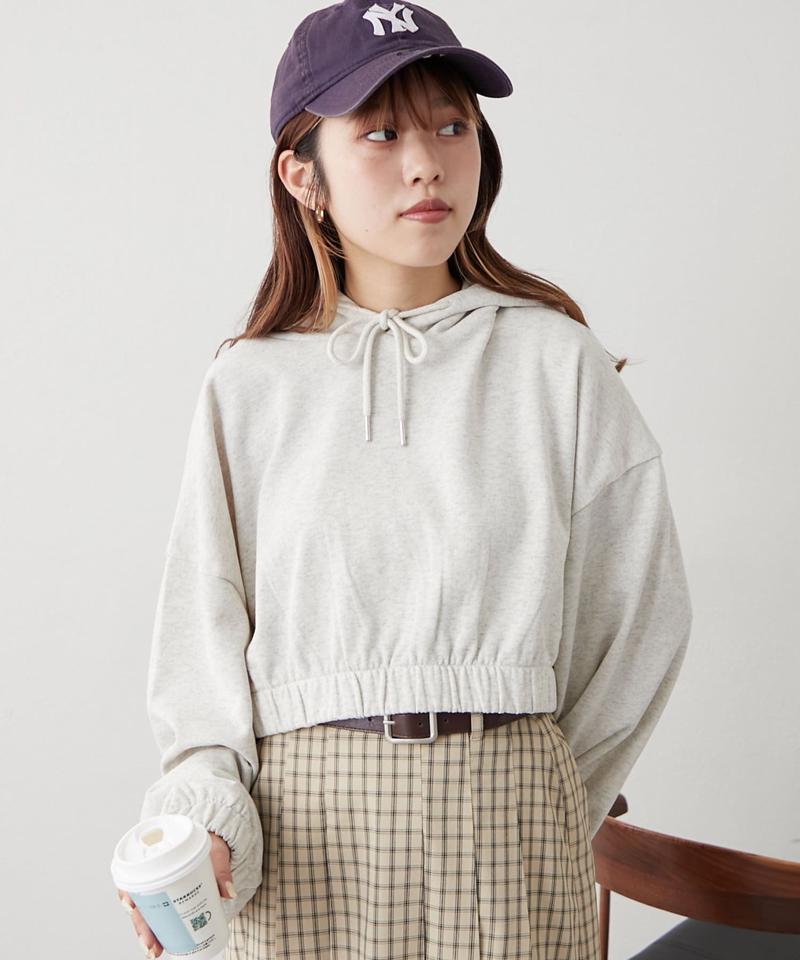 【w closet】ショートパーカー