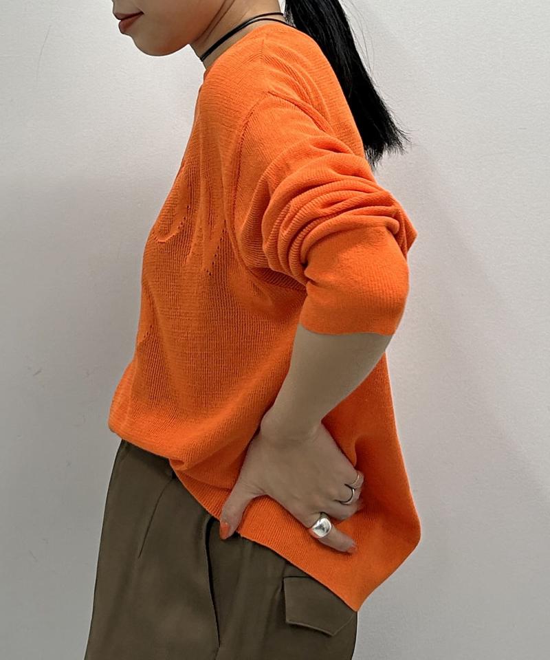 【Loungedress】2WAYロゴニット