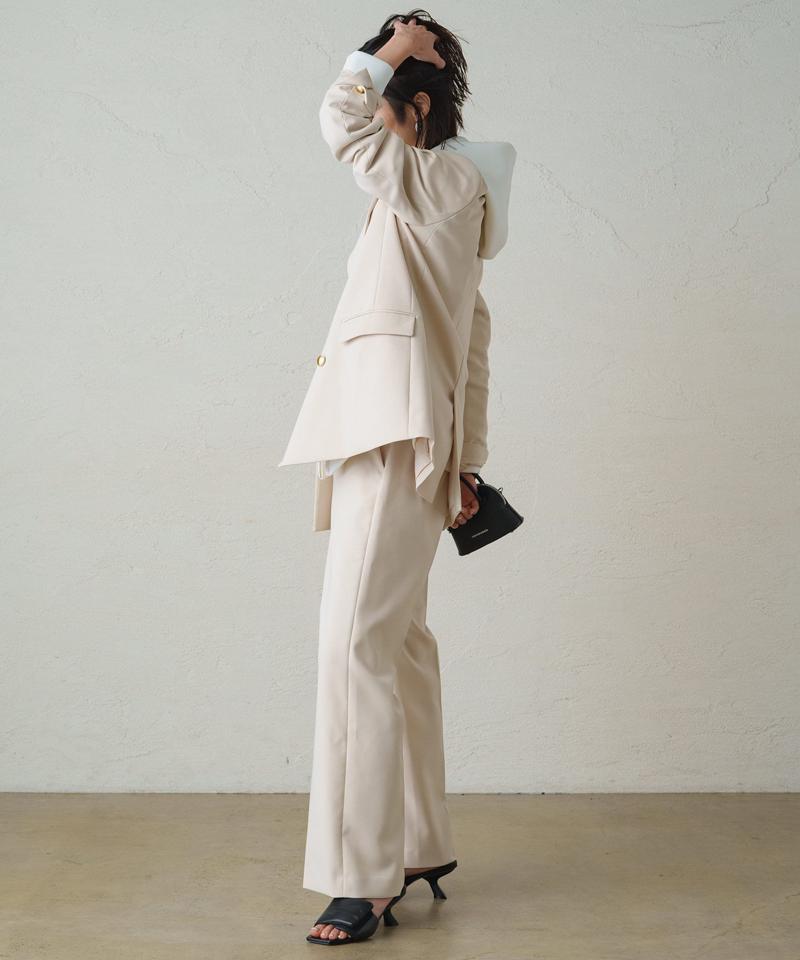 【Loungedress】フレアスラックス