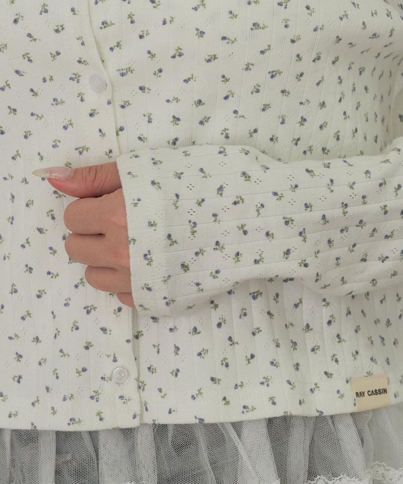 パターンメッシュフリルキャミSET