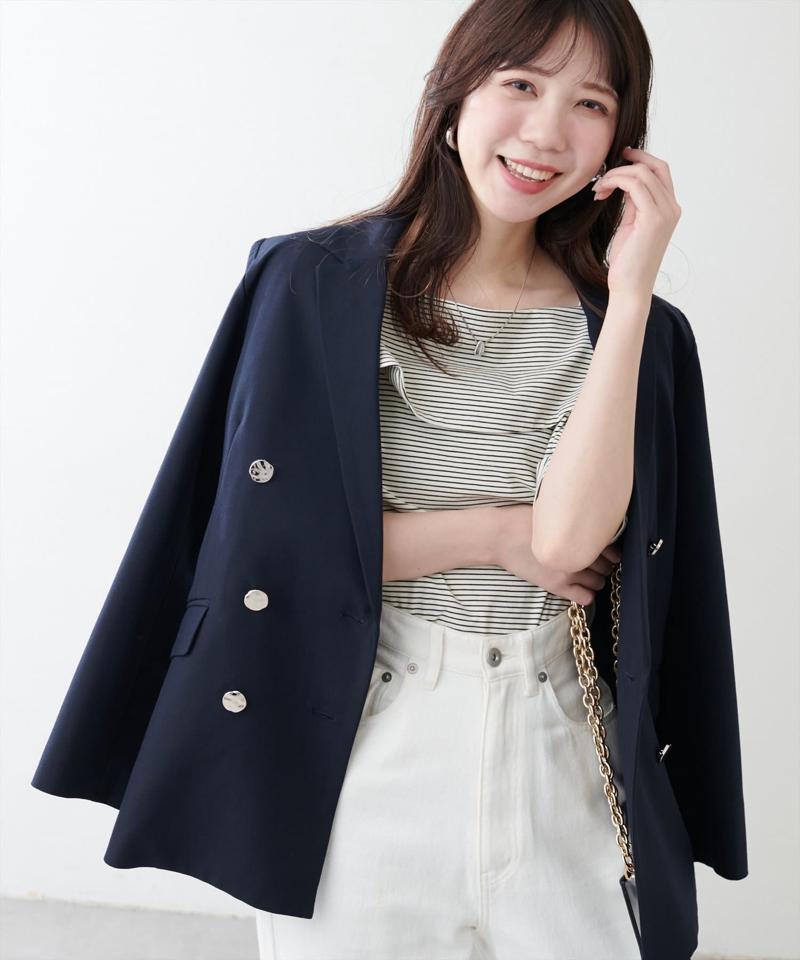 オフショルデザインカットソーTOPS