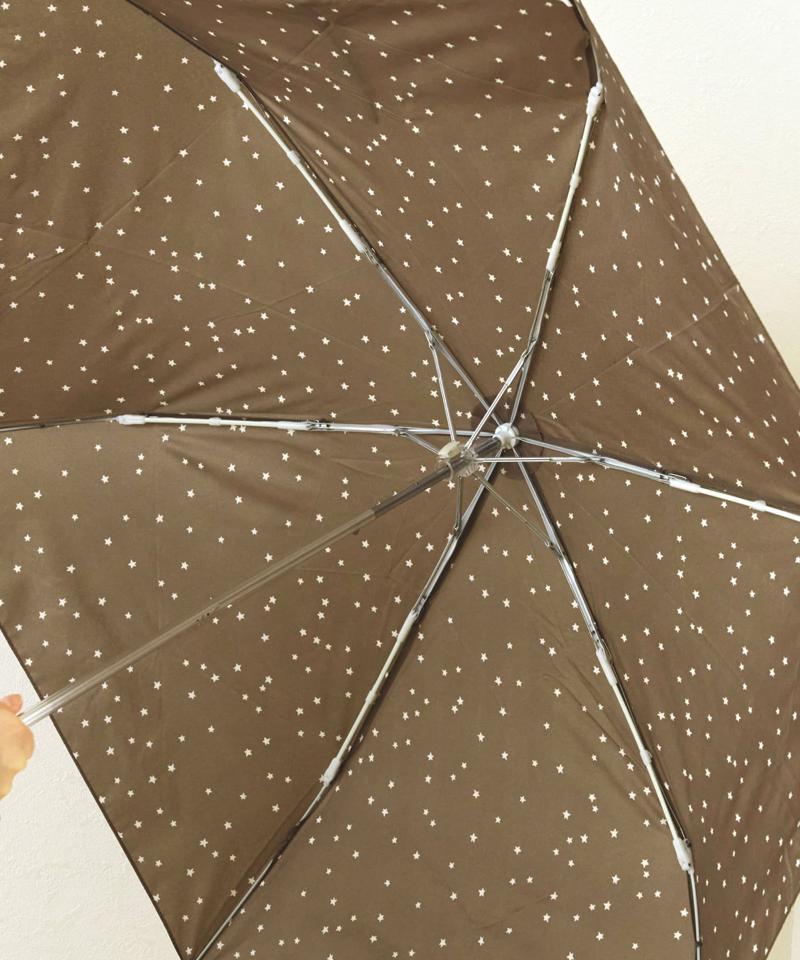 雨晴兼用雨傘折ドットスター