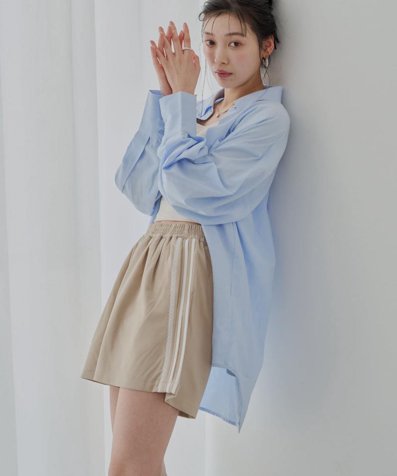 レースサイドラインショートパンツ