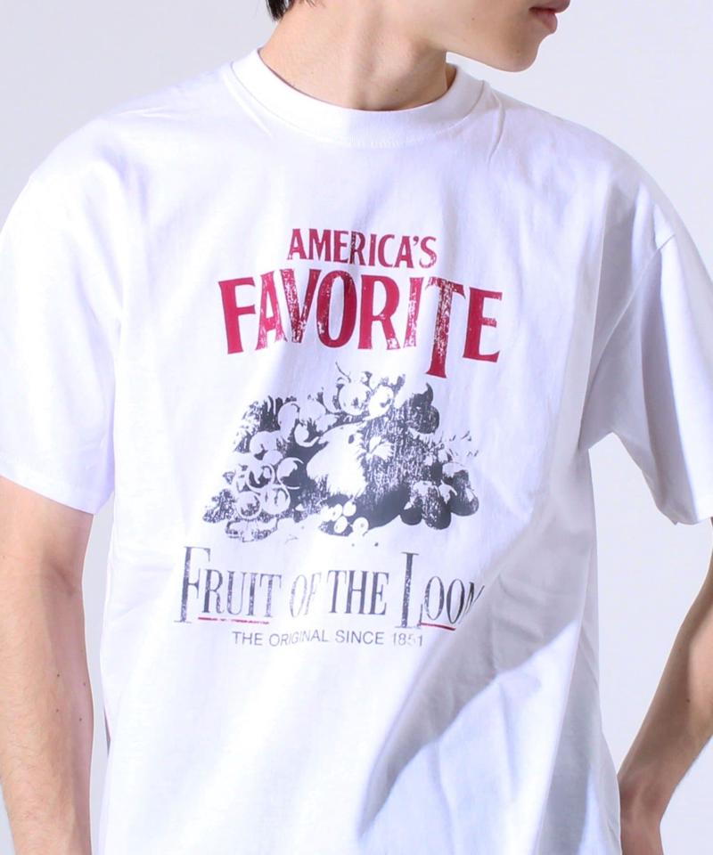 【FRUIT OF THE LOOM】プリントTシャツ フロントプリント