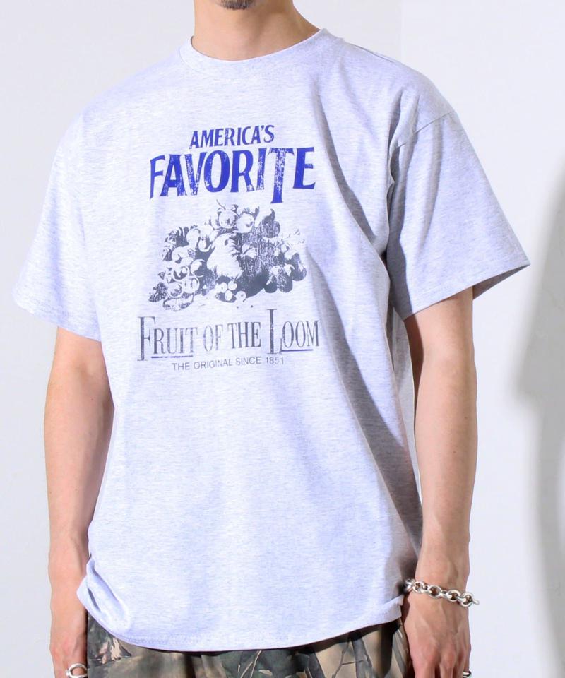 【FRUIT OF THE LOOM】プリントTシャツ フロントプリント