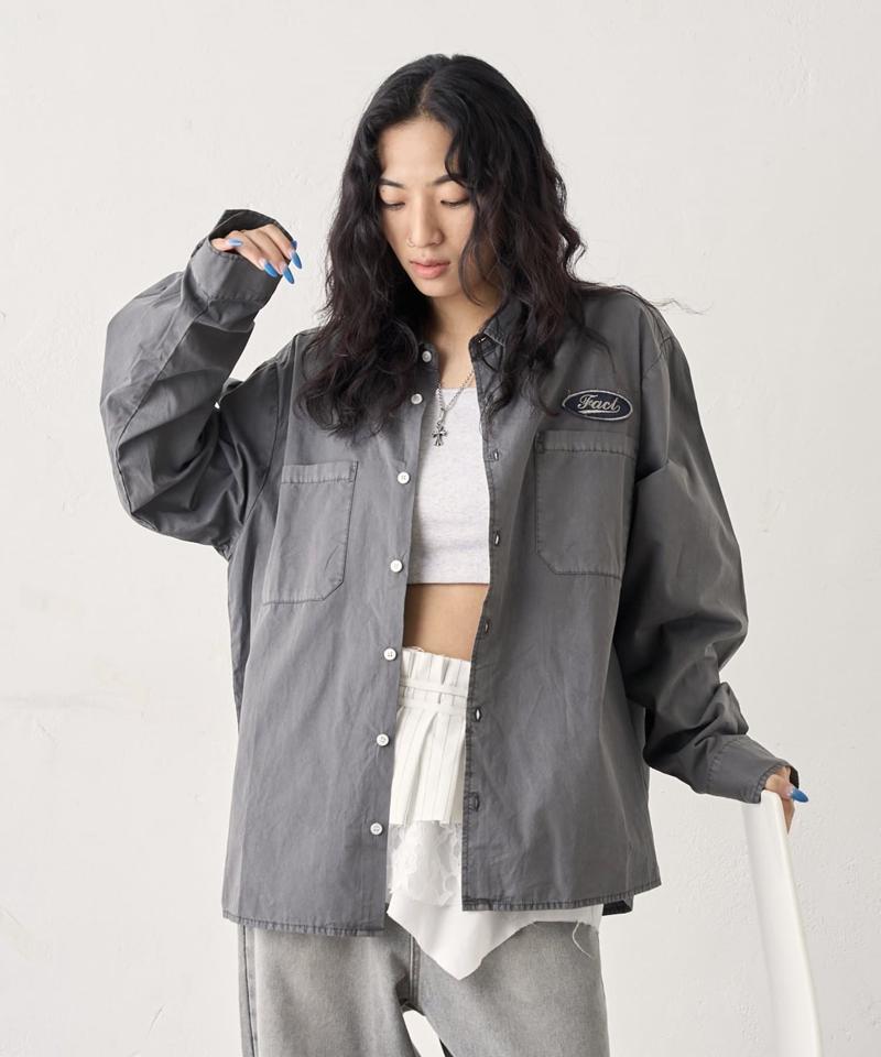 【UNISEX/ユニセックス】COOPER FACTロゴワッペンシャツ