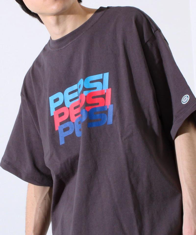 【PEPSI×DISCUS ATHLETIC】コラボ プリント 半袖Tシャツ