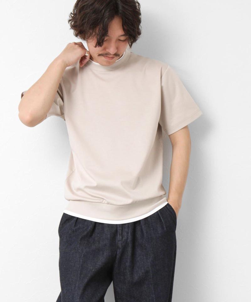 《接触冷感》スーピマコットン ダブルカラーTee