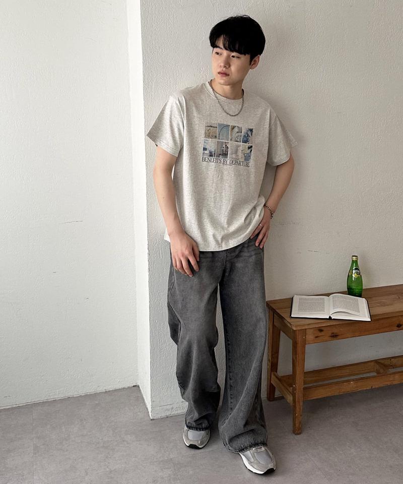 【ユニセックス】アソートボックスフォトプリントTシャツ