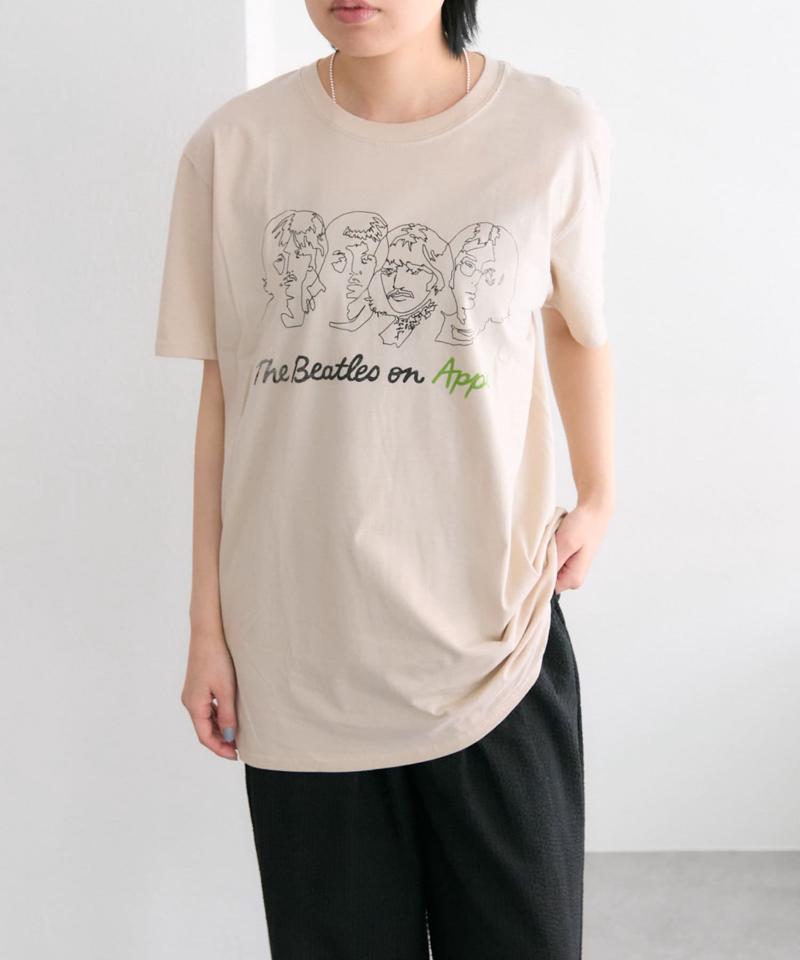 【ROCK OFF（ロックオフ）】THE BEATLES（ビートルズ）/OUTLINE FACES ON APPLE/ロックプリントTシャツ