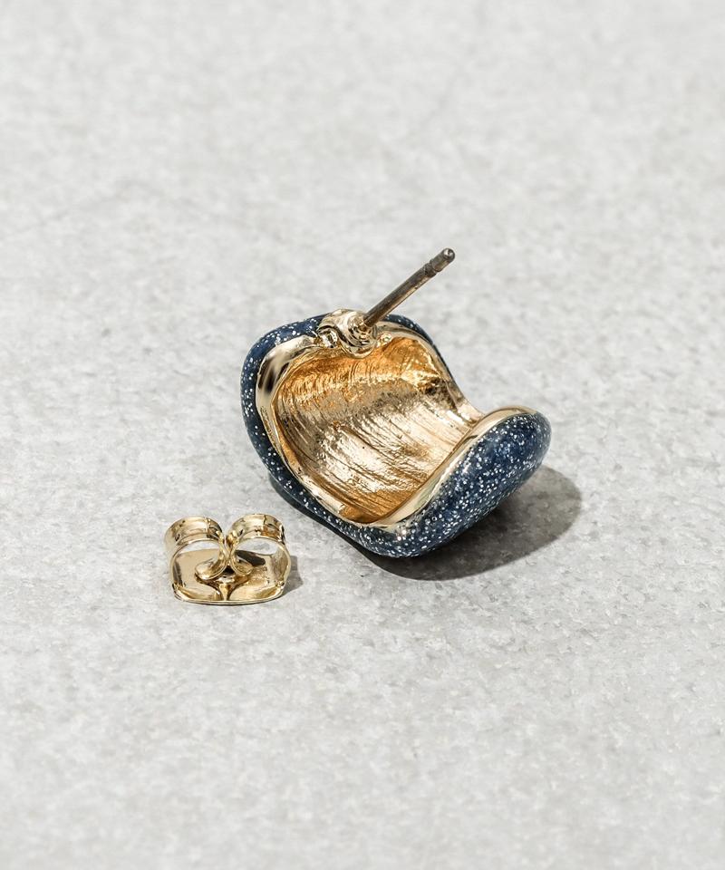 ラメエポカーブピアス