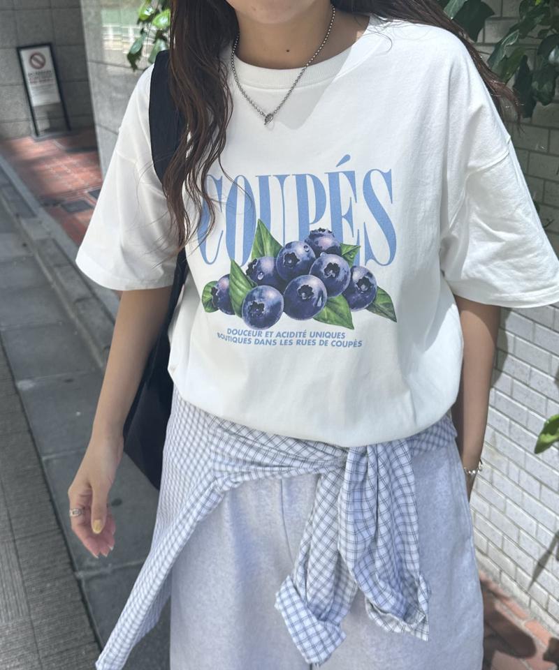 【ユニセックス】アソートフルーツグラフィックTシャツ