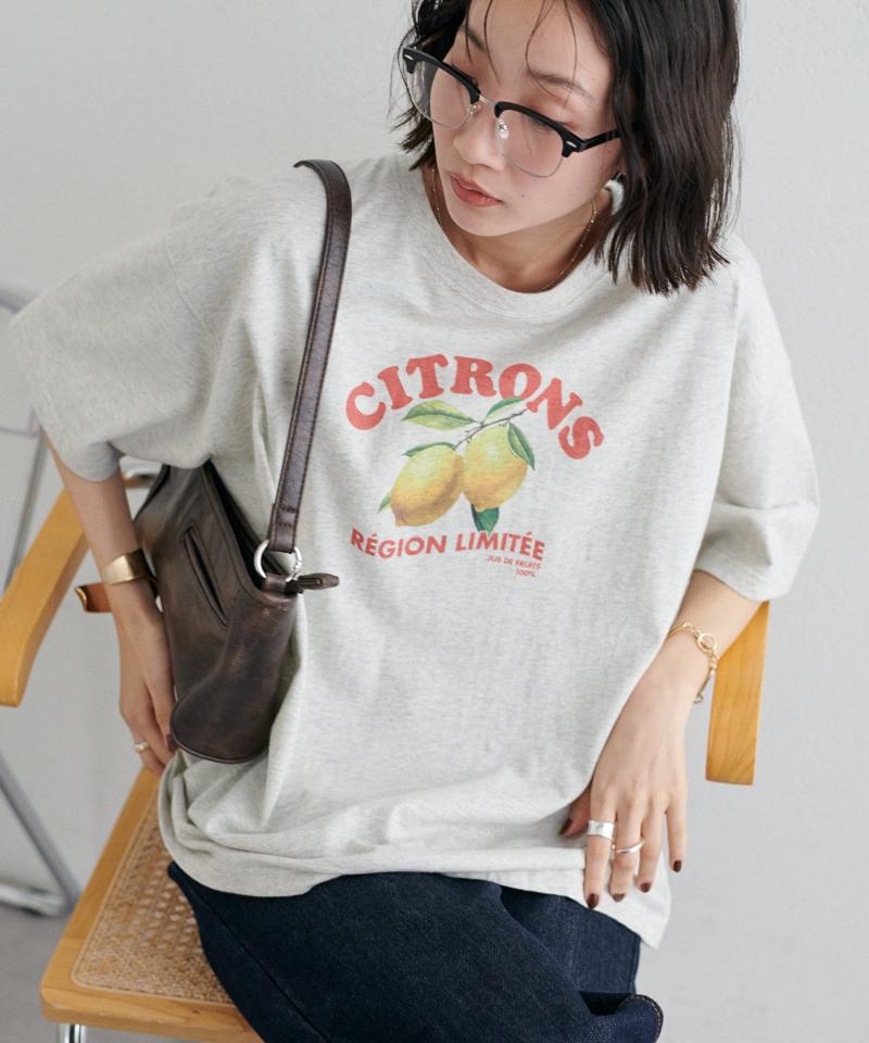 【ユニセックス】レモングラフィックTシャツ《WEB限定カラーあり》