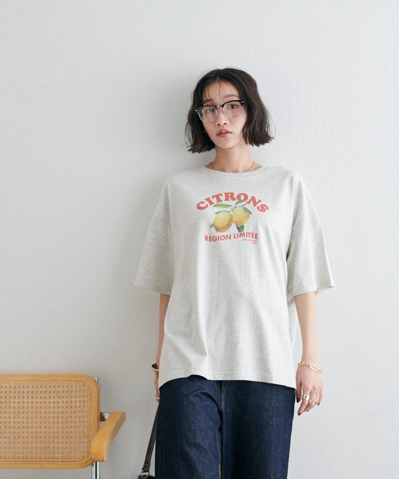 【ユニセックス】レモングラフィックTシャツ《WEB限定カラーあり》