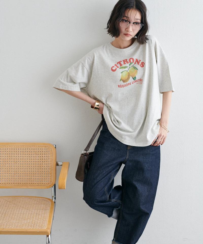 【ユニセックス】レモングラフィックTシャツ《WEB限定カラーあり》