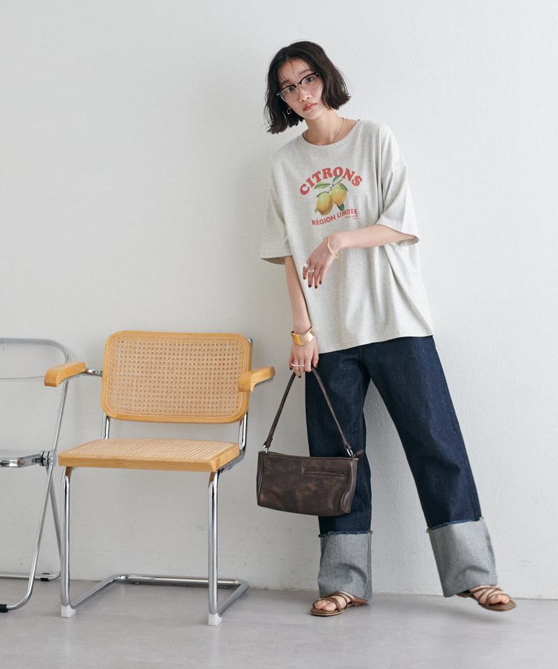 【ユニセックス】レモングラフィックTシャツ《WEB限定カラーあり》