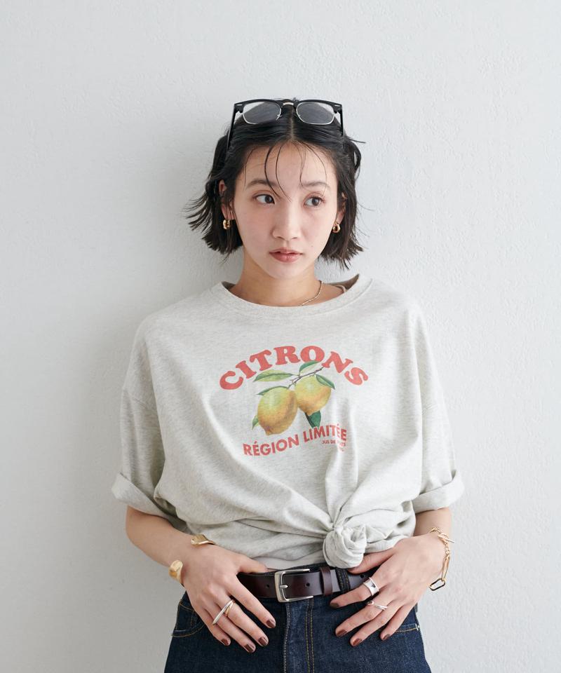 【ユニセックス】レモングラフィックTシャツ《WEB限定カラーあり》