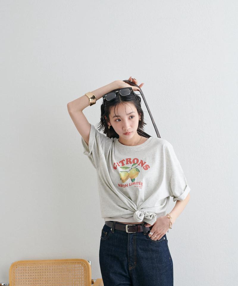 【ユニセックス】レモングラフィックTシャツ《WEB限定カラーあり》