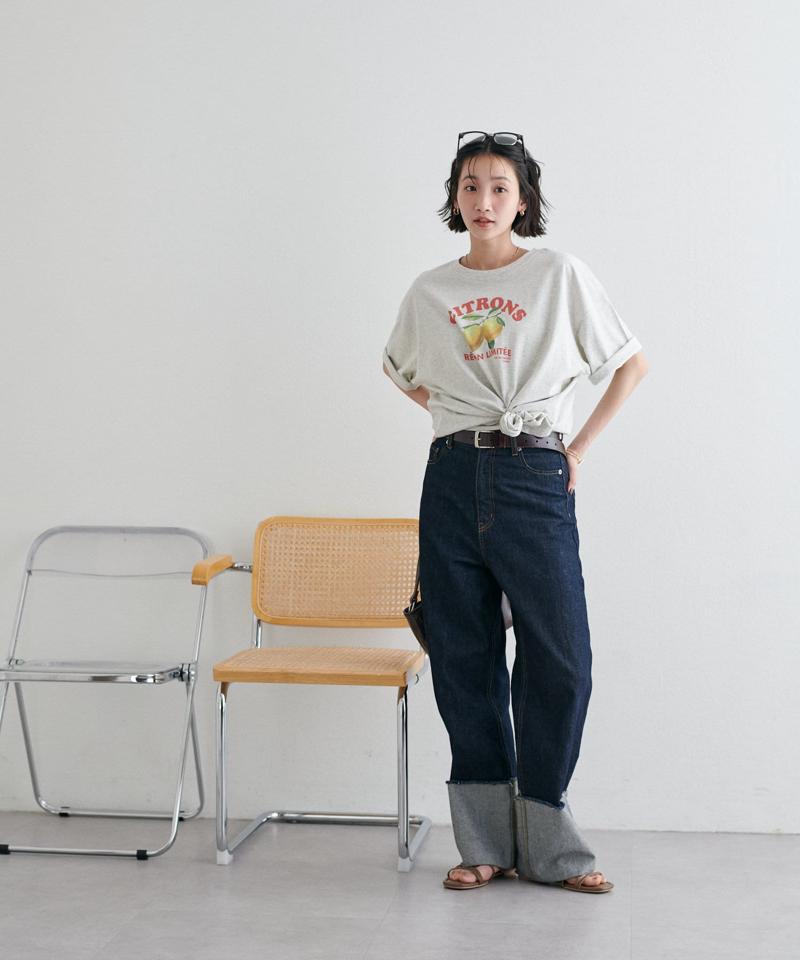 【ユニセックス】レモングラフィックTシャツ《WEB限定カラーあり》
