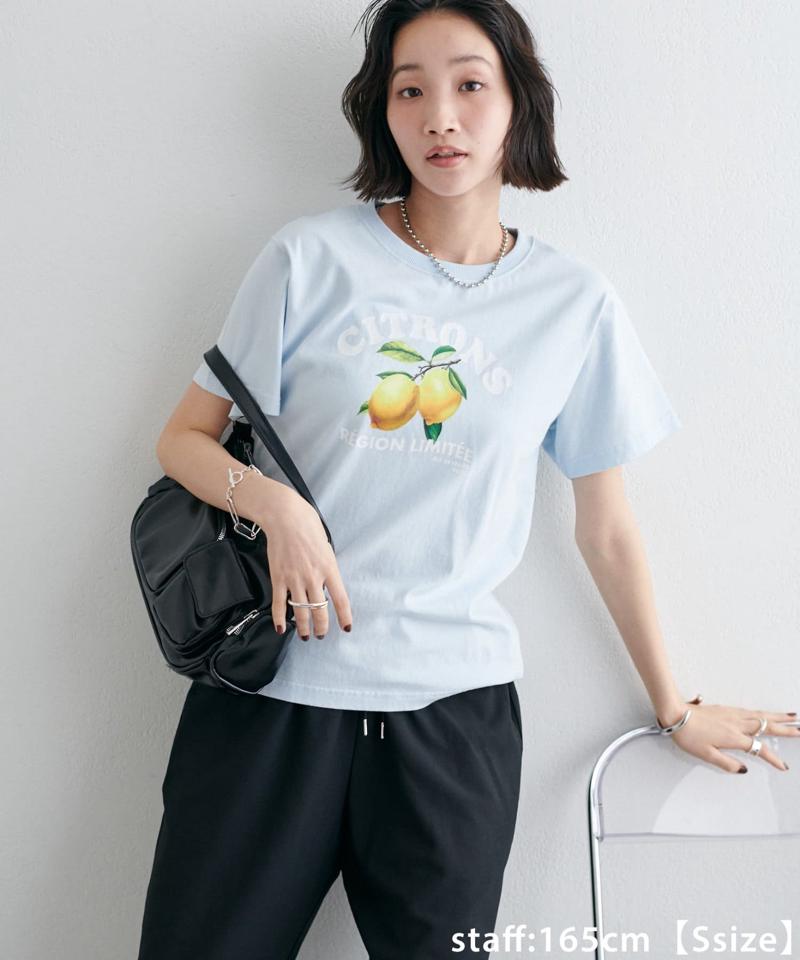 【ユニセックス】レモングラフィックTシャツ《WEB限定カラーあり》