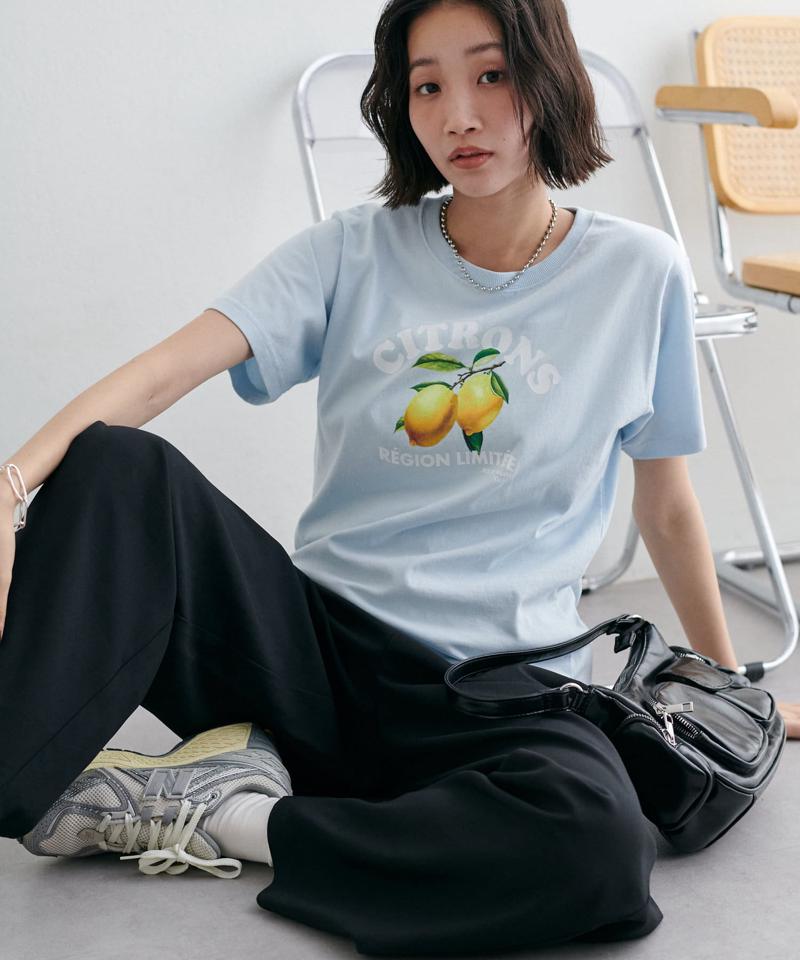 【ユニセックス】レモングラフィックTシャツ《WEB限定カラーあり》