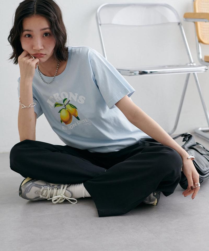 【ユニセックス】レモングラフィックTシャツ《WEB限定カラーあり》