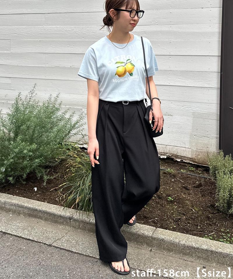 【ユニセックス】レモングラフィックTシャツ《WEB限定カラーあり》