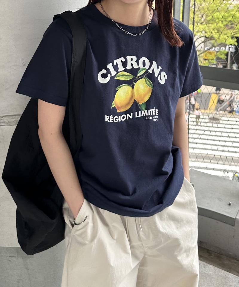 【ユニセックス】レモングラフィックTシャツ《WEB限定カラーあり》