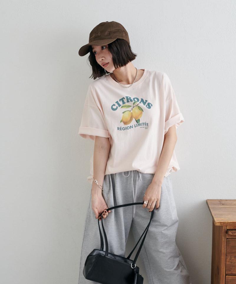 【ユニセックス】レモングラフィックTシャツ《WEB限定カラーあり》
