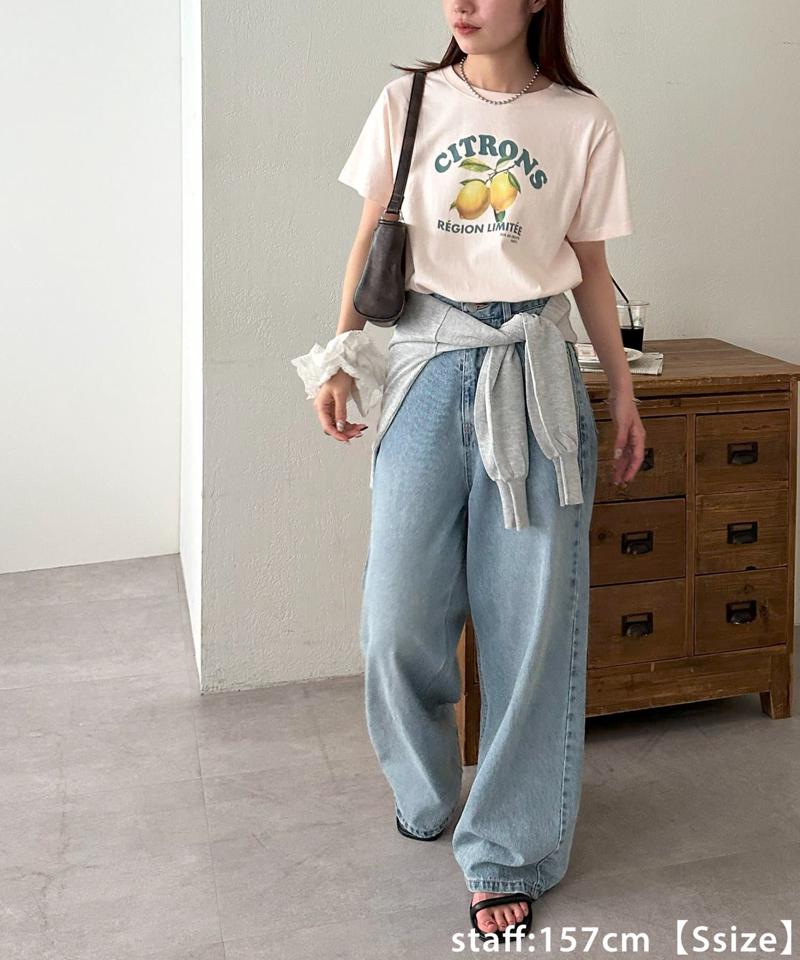 【ユニセックス】レモングラフィックTシャツ《WEB限定カラーあり》