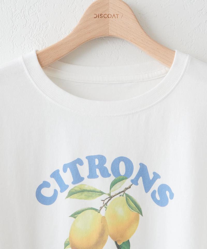 【ユニセックス】レモングラフィックTシャツ《WEB限定カラーあり》
