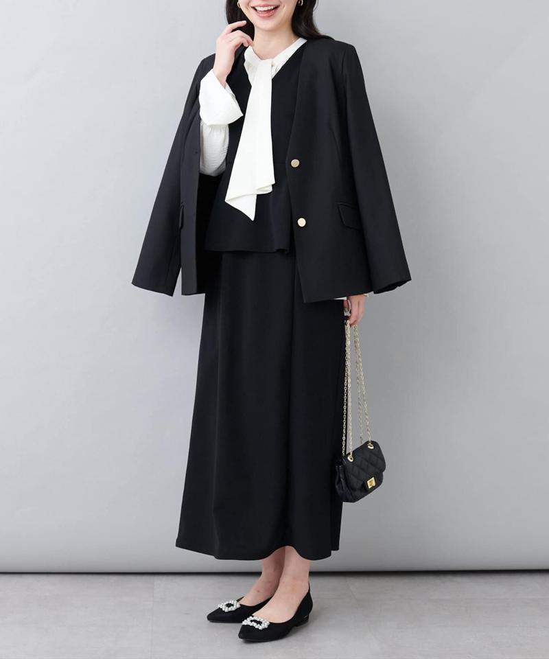 【natural couture】セレモニーワンピース+ブラウスセット