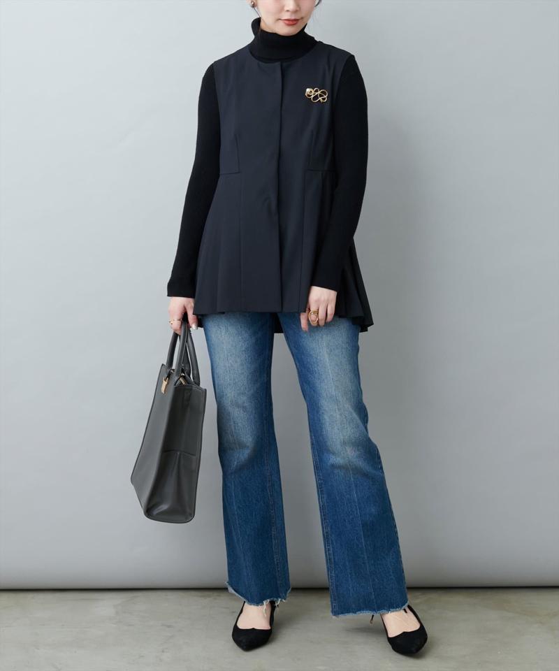 【natural couture】ツイルタックベスト