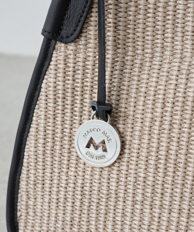 《MARCO MASI》レザーコンビ2wayバッグ