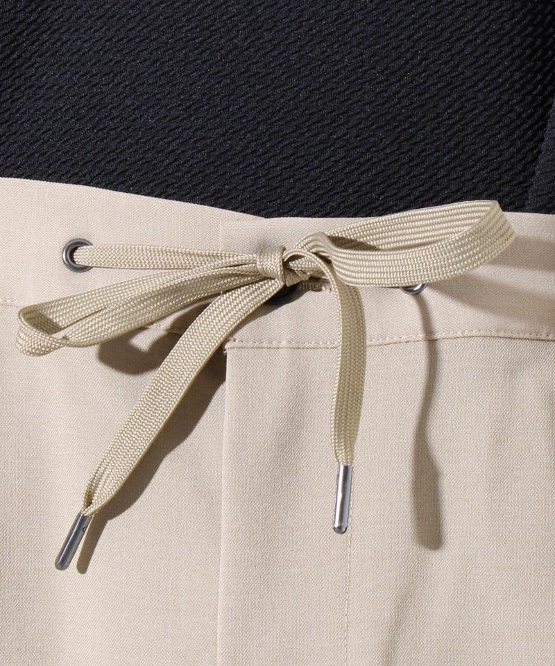 【セットアップ着用可能】【GLOSTER】ノーカラーセットパンツ イージーパンツ