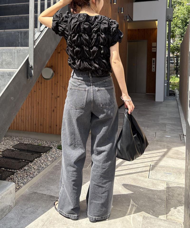 【WEB限定カラー/ブラウン追加】シャーリングホイップTシャツ